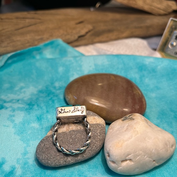 2252-RMT Antique Style Pioneer Spirit Silver & Turquoise Color Setting - Picture 10 of 16